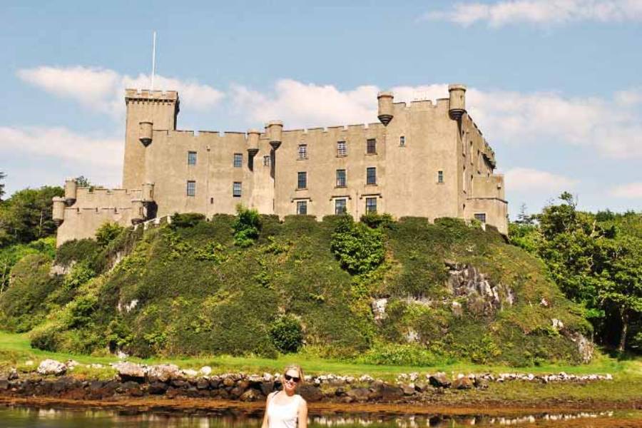 Das Dunvegan Castle auf der Isle of Skye