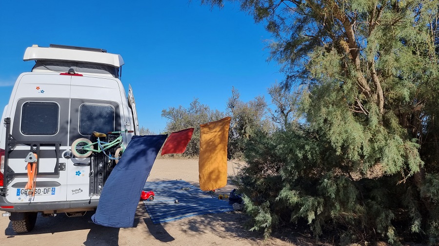 Handtücher aus Baumwolle für Reisen und Wohnmobilgebrauch
