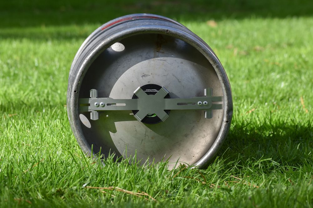 Aluminium-Gasflasche mit E-Trailer-Anzeige, tragbar