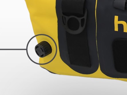 Expedition Bag mit Luftventil für einfaches Packen