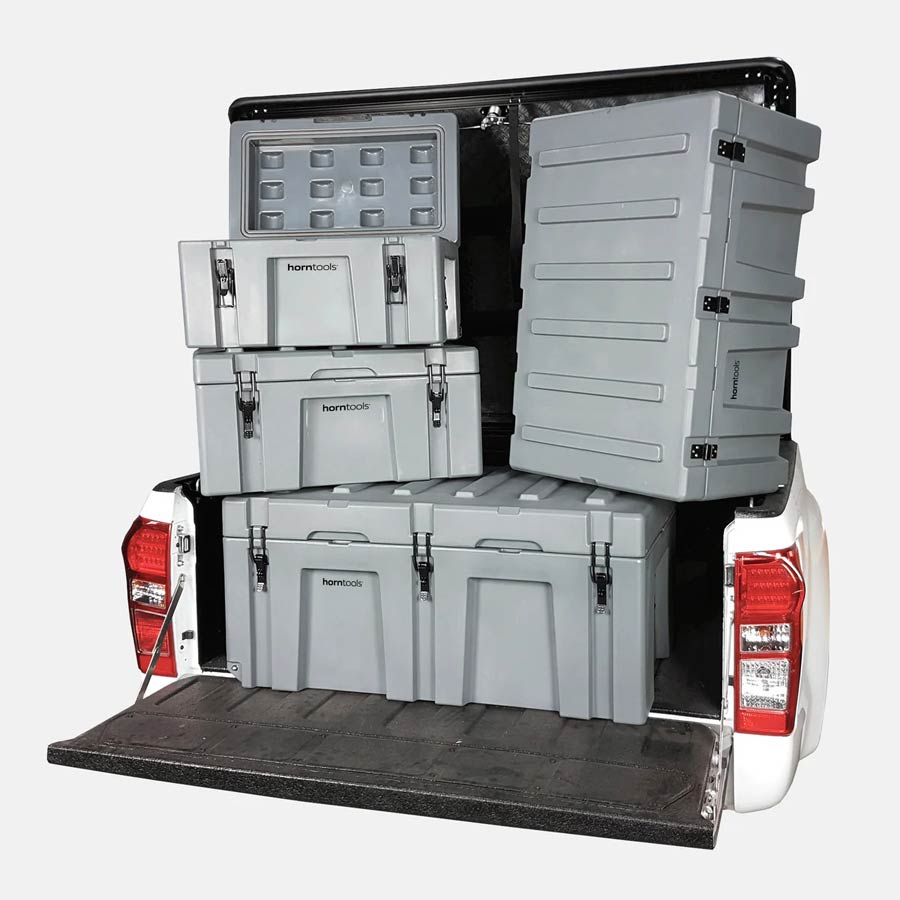 Leichte, robuste Horntools Transportboxen