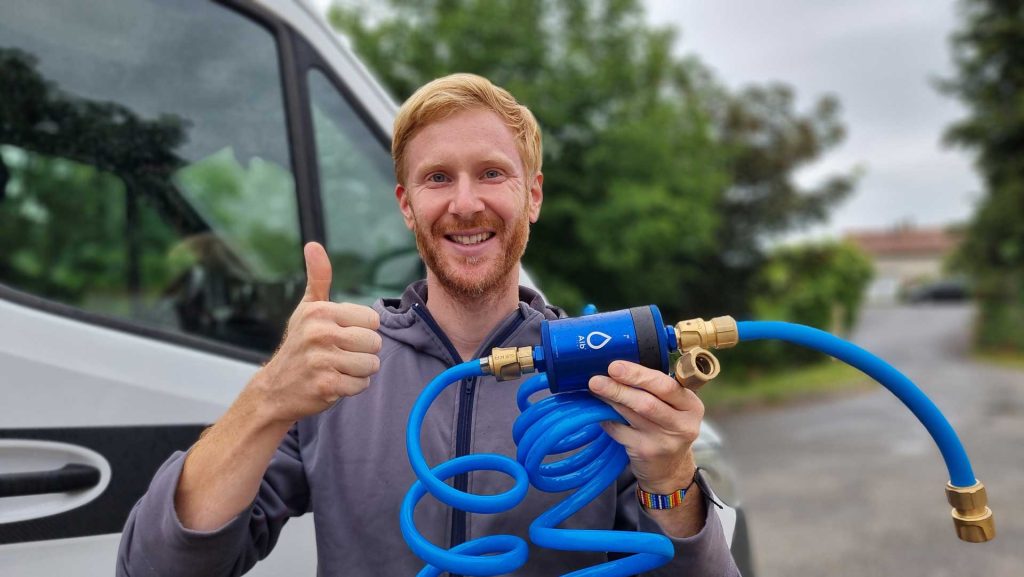 Tragbarer Vorfilter fürs Wohnmobil: der Alb MOBIL Active Trinkwasserfilter im Detail
