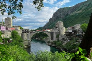 Finden Sie luxuriöse osteuropäische Touristenhotspots-Mostar, Bosnien und Herzegowina